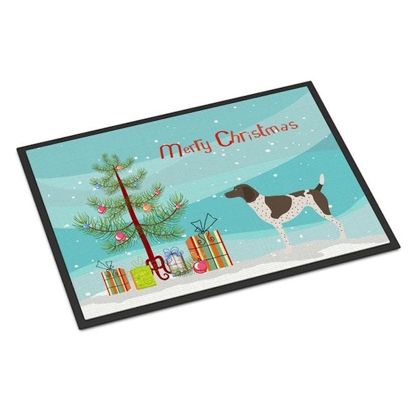 Carolines Treasures BB8445MAT German Shorthaired Pointer Christmas Indoor or Outdoor Mat - 18 x 27 in. BB8445MAT - main